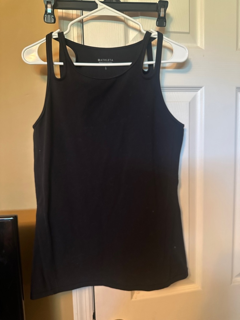 Athleta Black Double-Strap Layering Tank